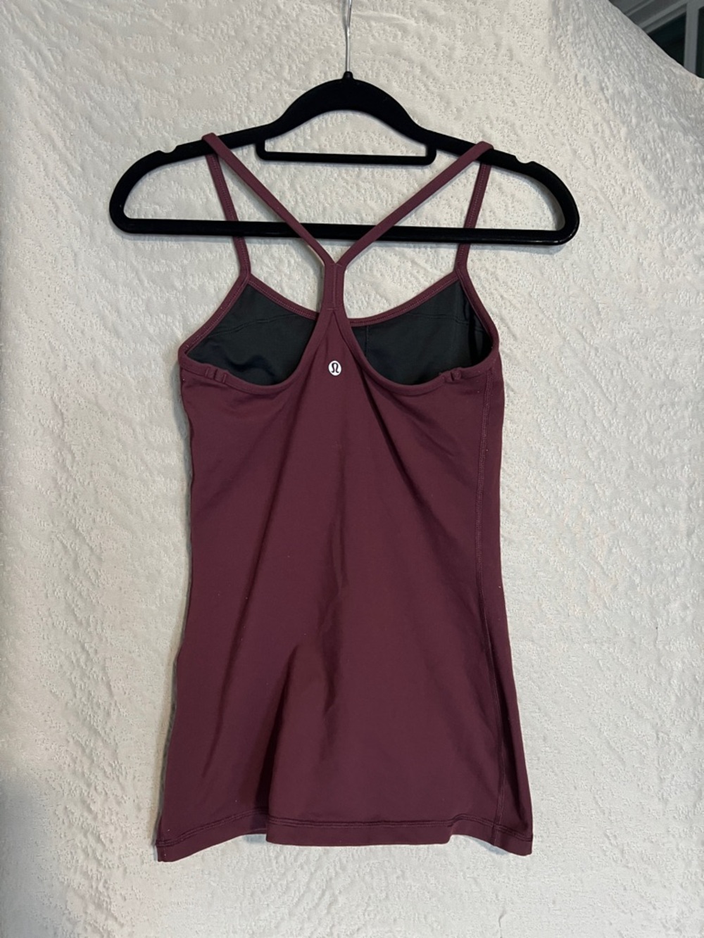 lululemon athletica Deep Plum Strappy Workout Tank Size 4
